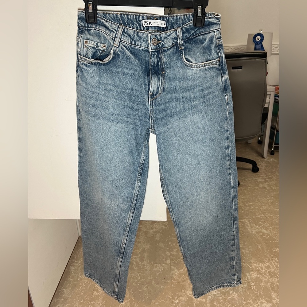 Zara Women’s Classic Blue Denim Pants